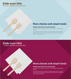 Cutlery Illustrations and Messages – Business Strategy Outro