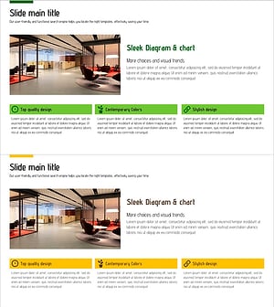 Flower Pot Rental Service Introduction Slide Template