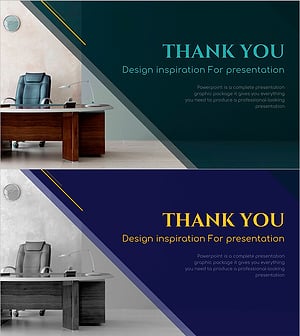 인테리어 계획서 PPT 엔딩표지 – 감각적인 마무리