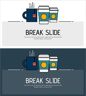 Tea Time Illustration Slide – Relaxation and Refreshment