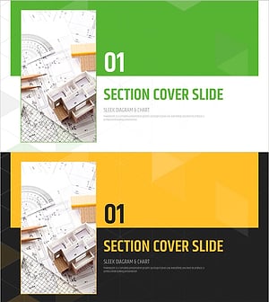 Building Facilities Planning PPT Section – Professional Section Cover Design