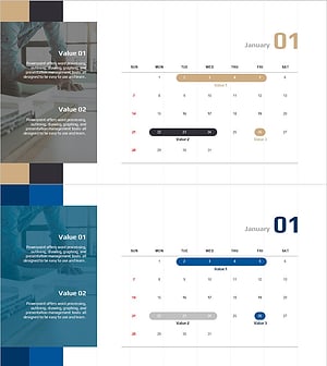 프로젝트 일정 캘린더 – 사업 추진 전략에 최적화