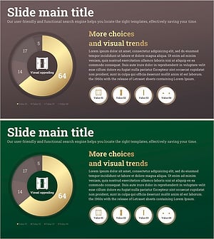 인테리어 수요 조사를 위한 도넛형 차트 슬라이드