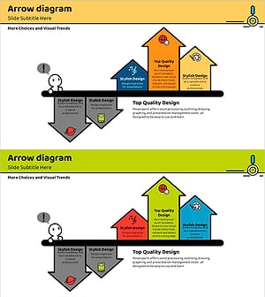 다방향 흐름 다이어그램 – 제품/서비스 소개와 해법