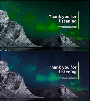 Aurora Template – Captivating End Page