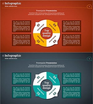Circular Diffusion Infographic – Visualization of Business Strategy
