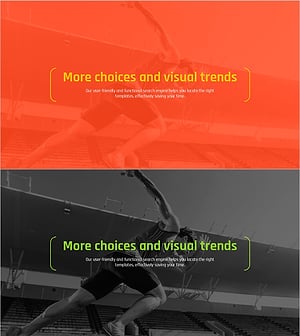 도약과 성공을 상징하는 슬라이드