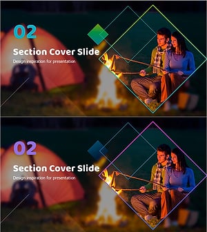Lovers Camping Section Cover – Capturing Warm Moments