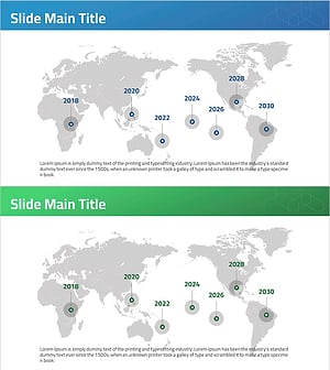 Yearly Global Map Slide for Visualizing Global Network