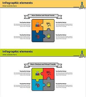 교육 퍼즐 연결형 다이어그램 – 프로그램 소개 및 서비스 개요