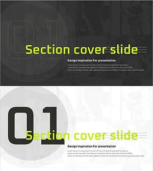 Comprehensive Sports Template Section Cover 01 – Section Cover Design