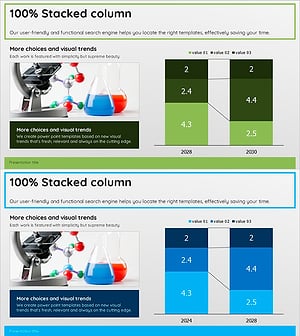 세분형 세로그래프 비교형 – 사업 전략 분석을 위한 최적의 선택