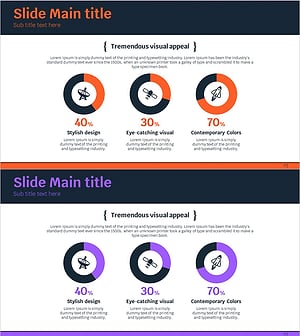 Space Industry Development Status Donut Circle Graph