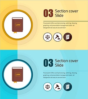 Trial PowerPoint Cover – Legal Section Cover