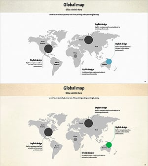 Country Analysis Map – Global Network Representation