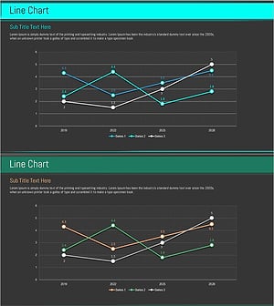 3가지 비교 꺾은선 차트 – 데이터 분석의 최전선