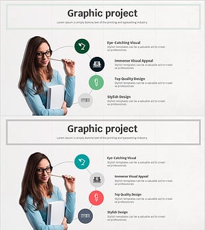 핵심 그래픽 아이콘으로 제품 및 서비스 소개 – 시각적 매력