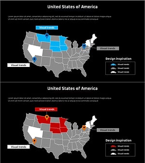 Car Market Share by Region Presentation in the USA