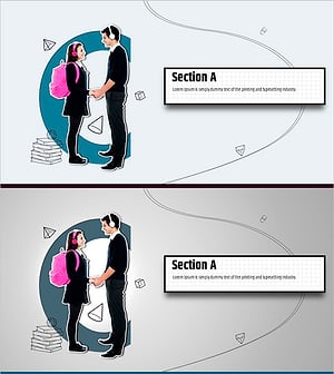 Content-Based Slide Template – Elegant Design Focused on Content