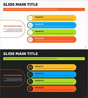 무료 템플릿 – 심플하고 현대적인 디자인