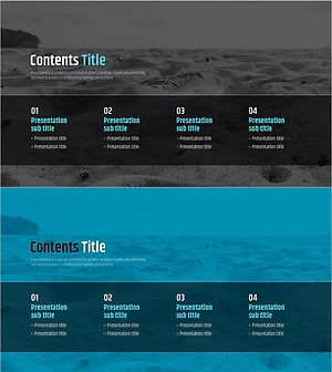 해양 사고 템플릿 목차 – 비즈니스와 전문성을 반영한 디자인