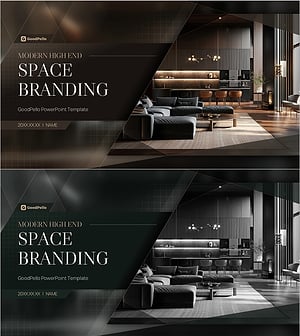 모던 하이엔드 공간브랜딩 템플릿 - 세련된 분위기