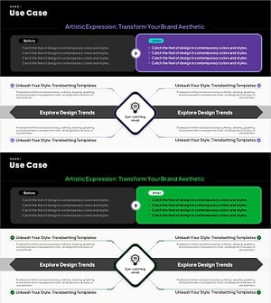 Product Use Cases – Business Strategy Diagram Template