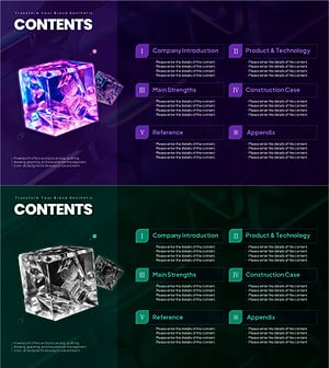 스퀘어 제품서비스 목차 – 현대적이고 세련된 디자인