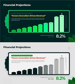 에너지 건전지 그래프 성장 슬라이드﻿
