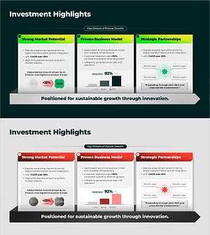 투자 하이라이트 정보 슬라이드﻿