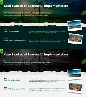 Green Energy Stakeholder Value Proposition Slide