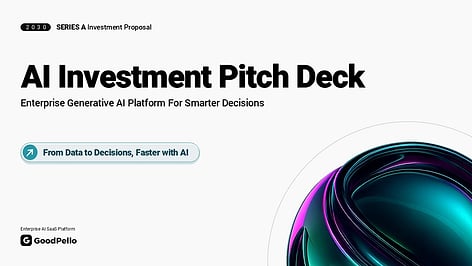 투자유치 피치덱 표준목차 프레젠테이션 템플릿 - 스타트업 투자유치 IR 템플릿