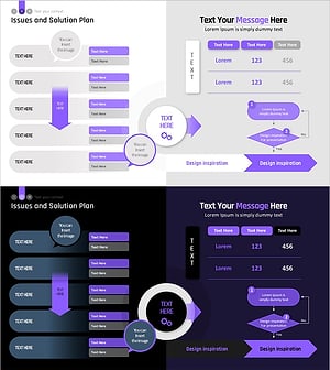 문제 해결 계획을 위한 인포그래픽 템플릿 – 실용적 안내