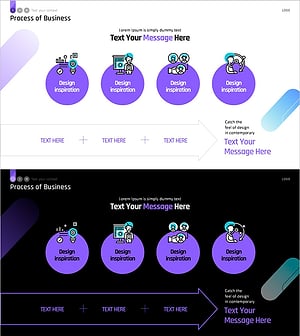 Business Process Infographic Slide – Creative Design