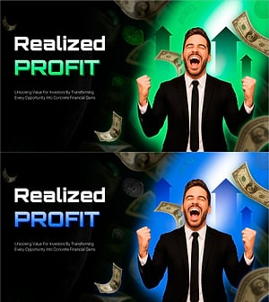 수익 실현과 성공 슬라이드