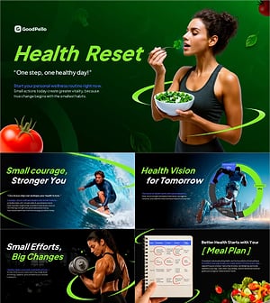 건강 리셋: 식단, 운동 & 회복 가이드﻿