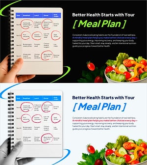 식단 계획, 더 나은 선택의 시작