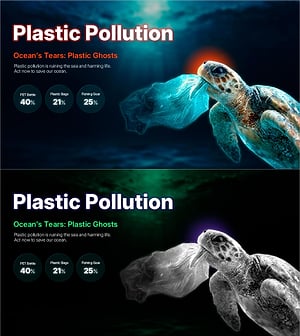 플라스틱 쓰레기로 인한 해양오염 