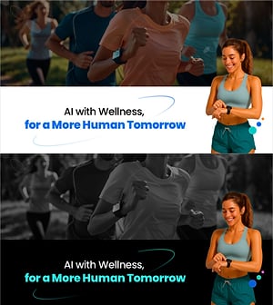 AI Wellness Vision Slide – For a More Human Tomorrow