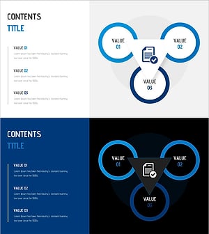 수자원 활용의 다이어그램 슬라이드 템플릿