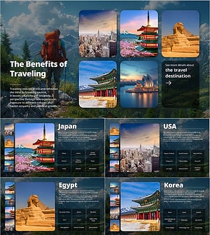 모핑 무빙 템플릿 | 자연스러운 전환 효과로 완성되는 프레젠테이션