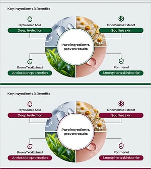파워포인트 슬라이드 – 화장품 주요 성분과 효능 소개