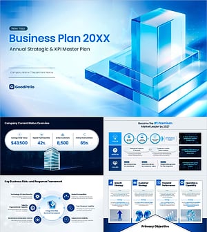 사업 계획서 PPT 템플릿 – 전략·KPI 중심 표준 목차 템플릿