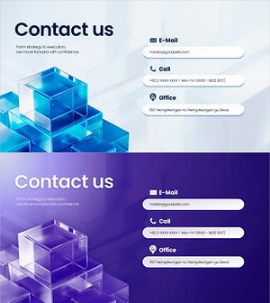 Contact Us PPT – 프리미엄 컨설팅 문의 슬라이드