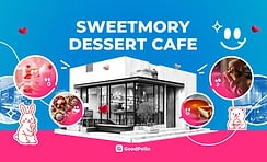 디저트 카페 소개 표준목차 프레젠테이션 템플릿