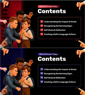 학교폭력 예방 교육 목차 파워포인트 슬라이드