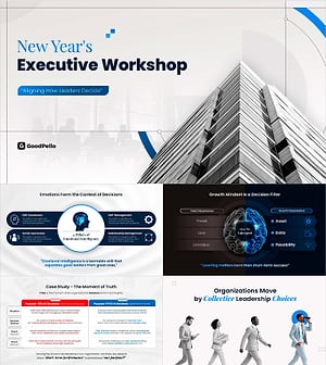 Executive Leadership Workshop Deck Template | 6-Step Decision Alignment Framework in 19 Slides