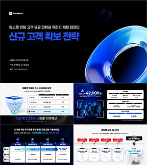 프레젠테이션 마케팅 캠페인 기획서 템플릿 | CMO 승인을 만드는 7단계 구조 19장 완성본