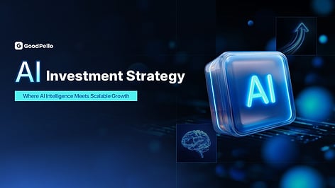 AI 투자전략 피치덱 파워포인트 – 다크 네이비 18슬라이드 세트