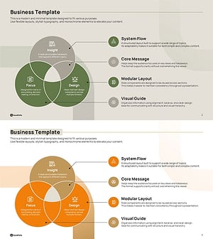 Three-Circle Venn Diagram Slide – Cluster Layout PowerPoint